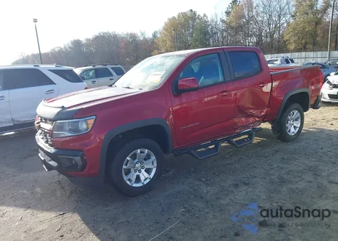 2022 Chevrolet Colorado 2Wd Short Box Lt z USA, uszkodzony, nr VIN 1GCGSCEN4N1113742